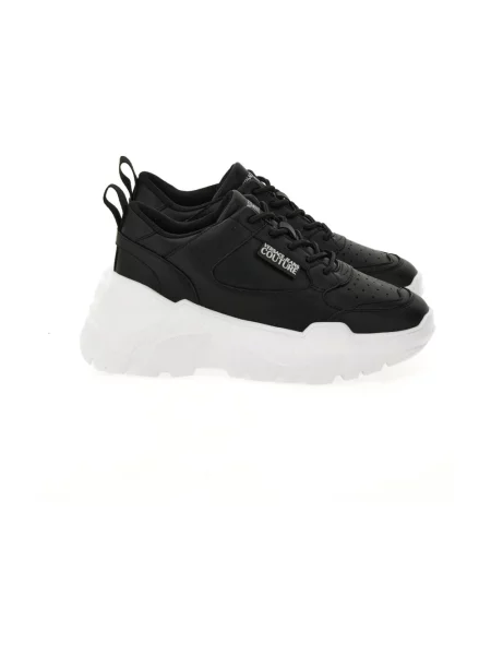 Sneakersy Versace Jeans Couture skórzane czarne