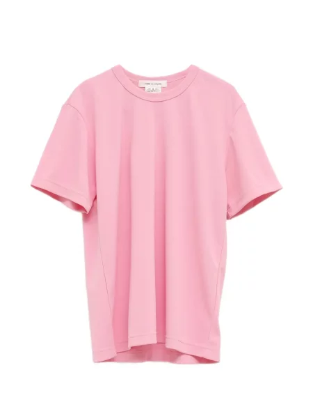 Tricou Comme Des Garçons cu decolteu rotund roz
