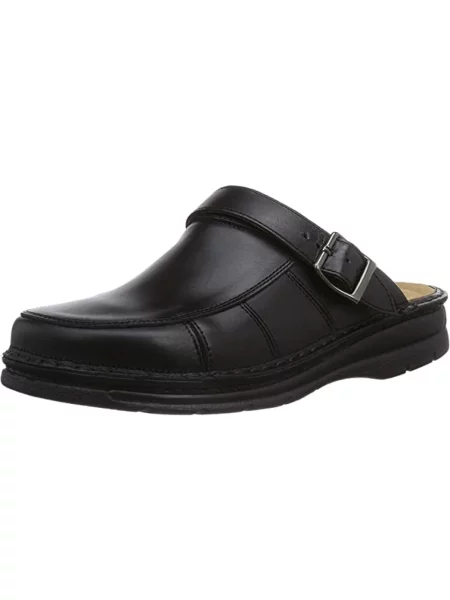 Klapki Fischer Markenschuh czarne