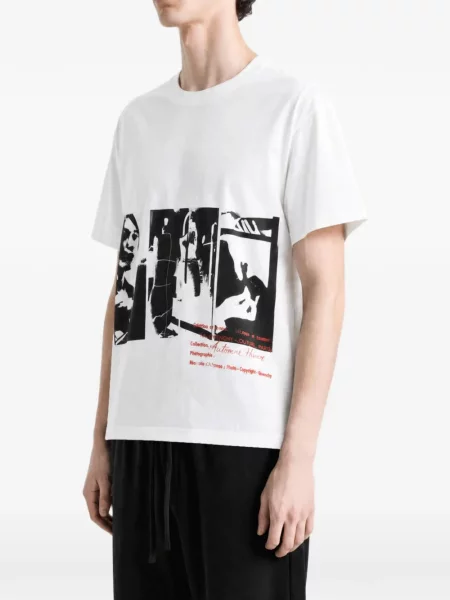 Tricou Givenchy cu imagine alb