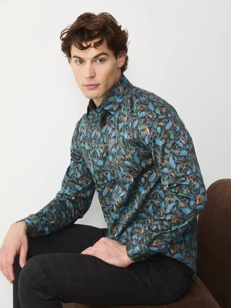 Košile Medicine více barev slim s klasickým límcem