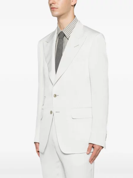 Sacou Tom Ford cu rever albastru