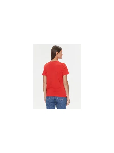 Tommy Hilfiger Majica Logo Regular Fit oranžna