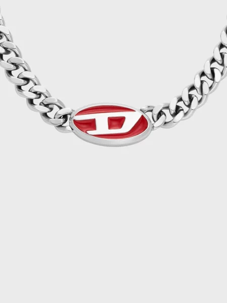 Ожерелье Diesel серебряное