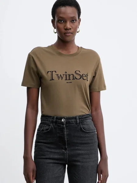 Twinset tricou din verde