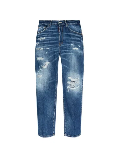 Blugi Dsquared2 zdrențuiți albastru