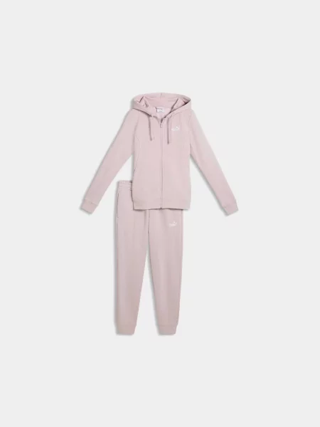 Спортивный костюм Puma с капюшоном розовый
