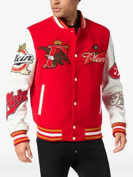 Geacă bomber Philipp Plein roșu