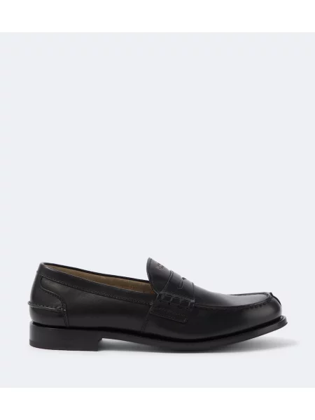Pantofi loafer Prada din piele negru