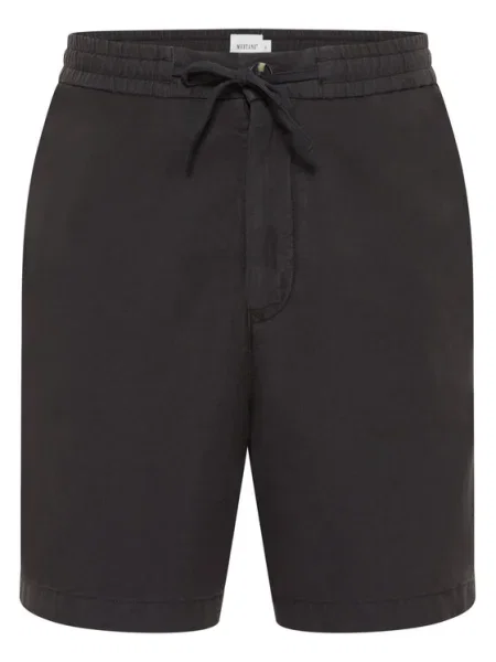 Mustang Шорти от плат Linen черен