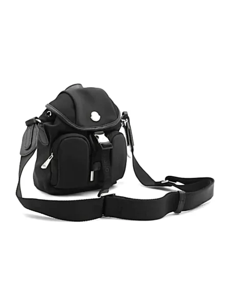 Plecak Moncler skórzany czarny