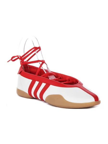 Adidas Originals baleriny skórzane Taekwondo Mei Ballet W czerwony