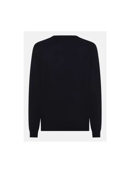 Sweter Sun68 wełniany z wzorem argyle czarny