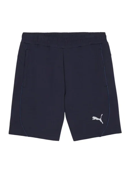 PUMA Športne hlače TeamFinal marine / srebrno-siva siva