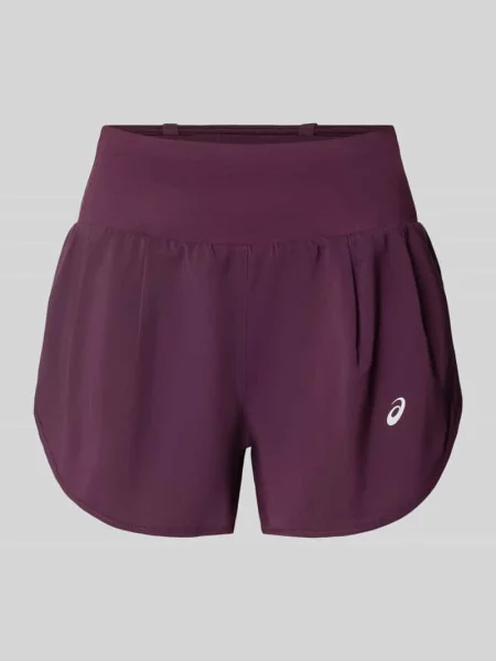 Szorty z logo i elastycznym paskiem Asics