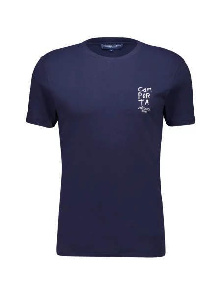 Tricou Frescobol Carioca cu imagine albastru