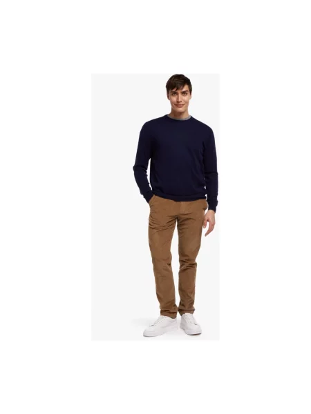 Sweter Brooks Brothers wełniany niebieski