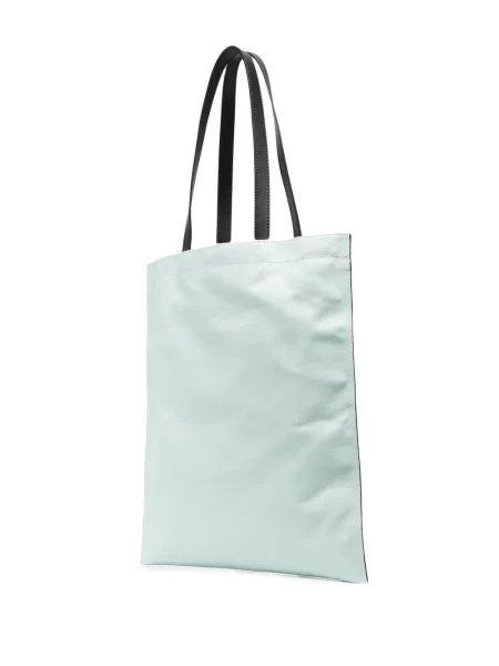 Torba Moschino z nadrukiem niebieska