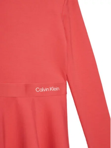 Každodenní šaty Calvin Klein Jeans růžové