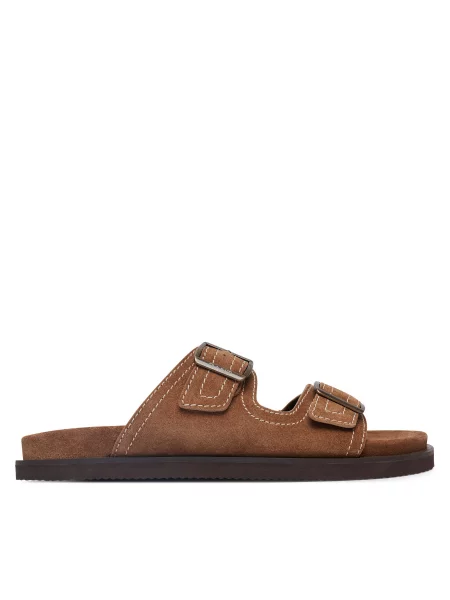 Šľapky Gant hnedá