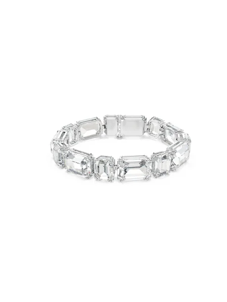 Brăţară Swarovski transparente argintiu
