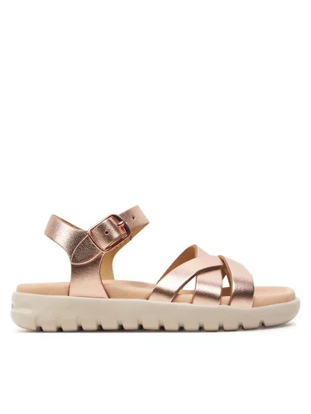 Basutės Geox J Sandal Soleima Gir M auksas rožinis