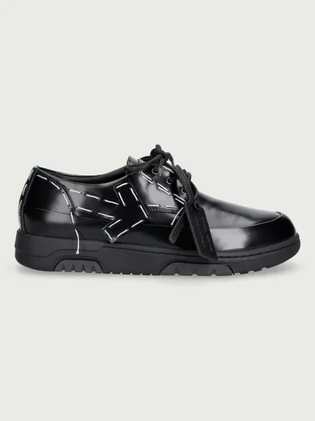 Шкіряний дербі Off-white білий