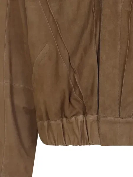 Geanta de piele Giorgio Armani maro