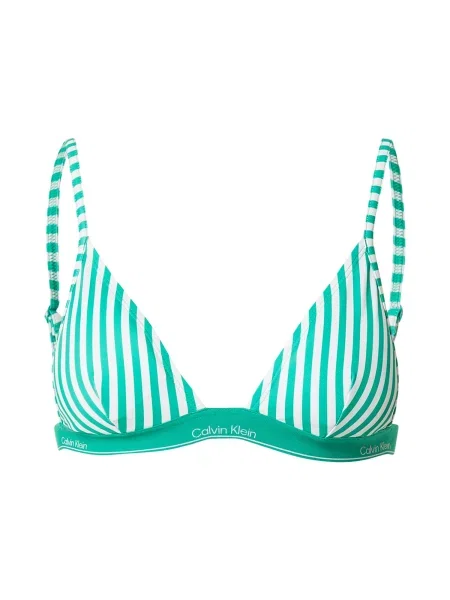 Calvin Klein Swimwear Sutien costum de baie / alb verde