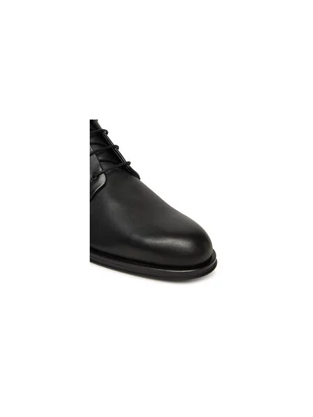Kotníková obuv Tommy Hilfiger Corporate Hilfiger Lth Boot černá