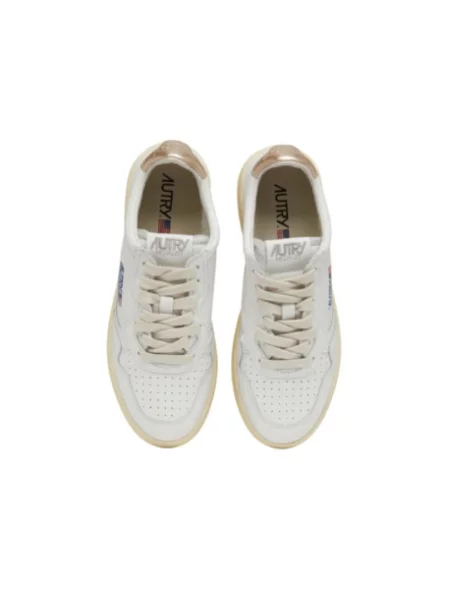 AUTRY sneakersy skórzane Medalist Low białe