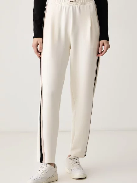 BOSS spodnie dresowe z modalem Mirage_Pants Tapered beżowe