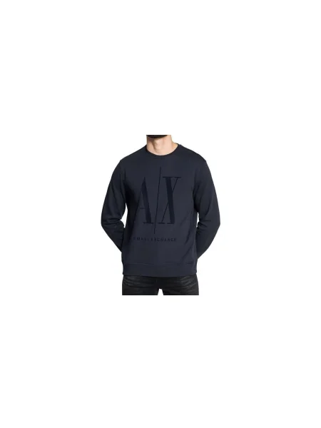 Mikina Emporio Armani modrá