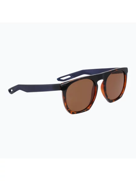 Okulary przeciwsłoneczne Nike Flatspot XXII tortoise/ brown brązowe