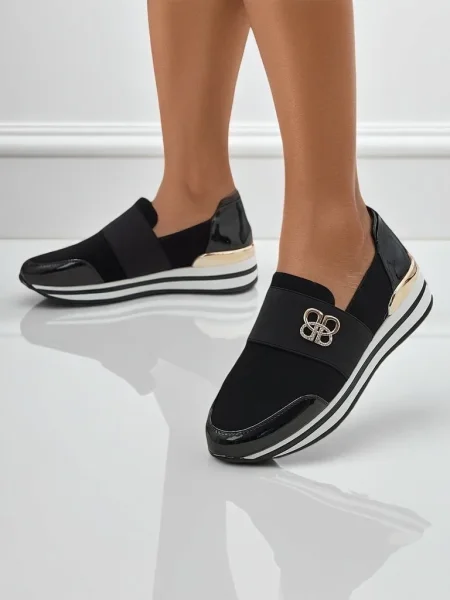 Teniși Resti slip-on negru
