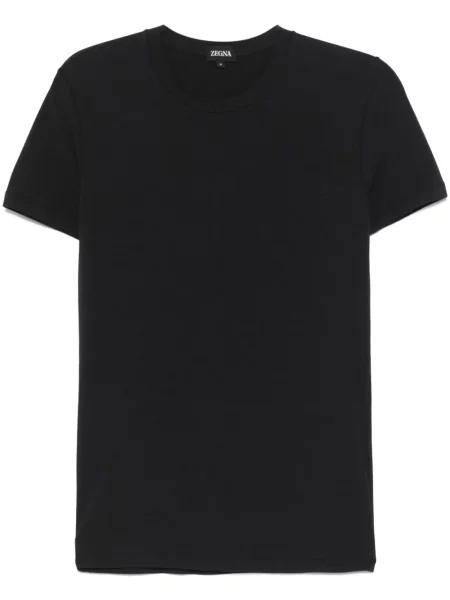 Tricou Zegna cu decolteu rotund albastru
