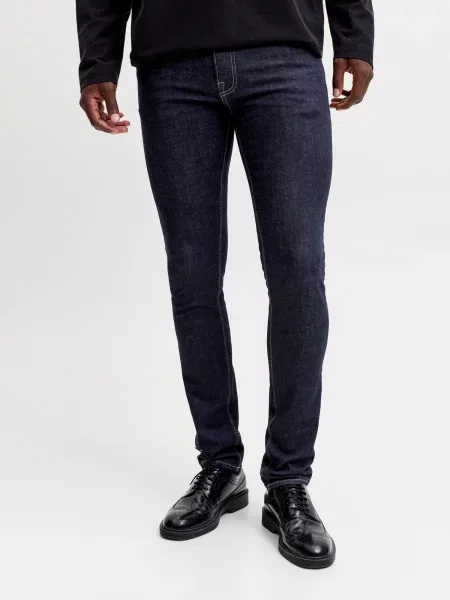 JACK & JONES Jeans JJIGlenn JJFelix închis albastru