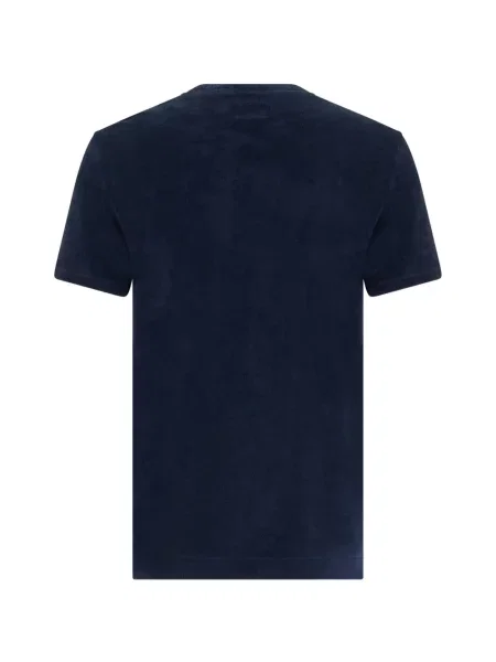 Scurt tricou Fedeli cu decolteu rotund albastru