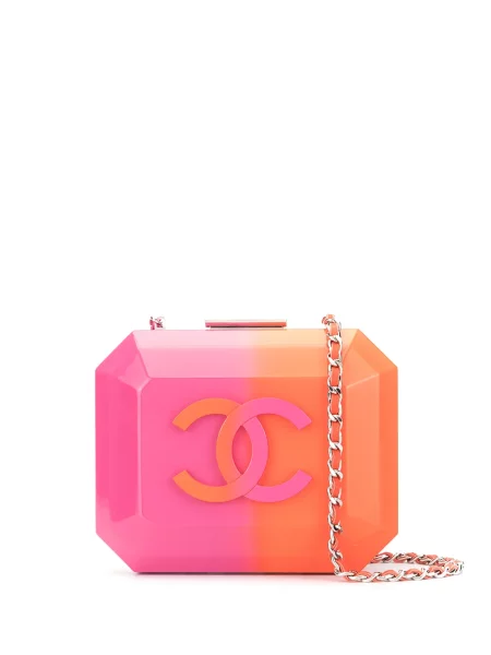 Crossbody kabelka Chanel Pre-owned s autogramem růžová