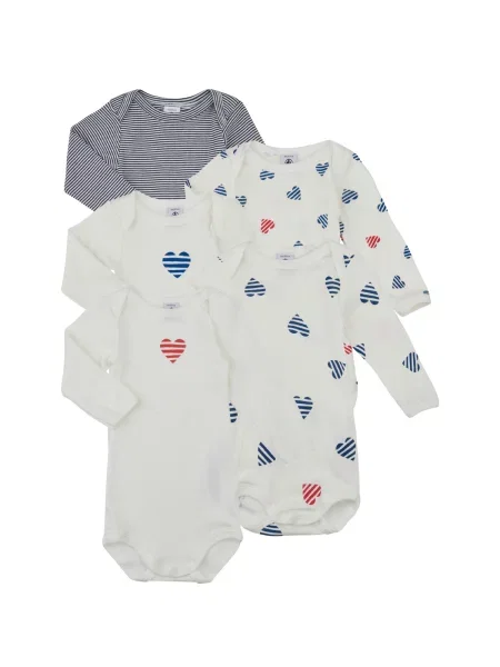 Body copii Petit Bateau alb