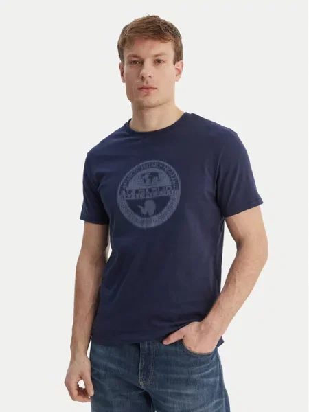 Napapijri T-Shirt S-Mahsa granatowy