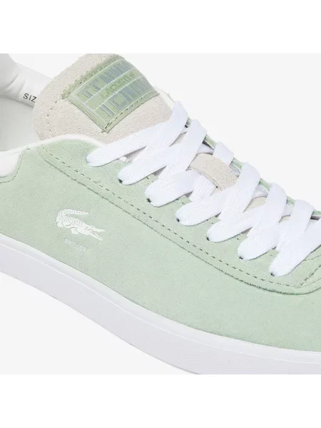 Lacoste Zamszowe Trampki Baseshot biały