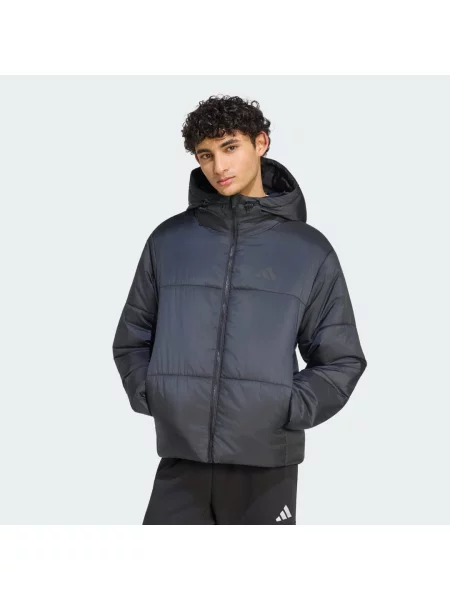 ZATEPLENÁ PROŠÍVANÁ BUNDA ESSENTIALS HIGHLOFT černá