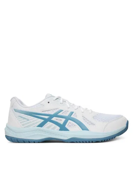 Férfi cipők ASICS Upcourt 6 white/saba blue. Méret: 44 EU fehér