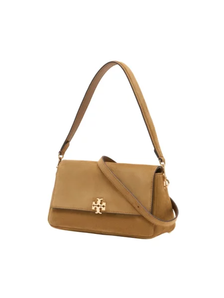Torebka Tory Burch zamszowa brązowa