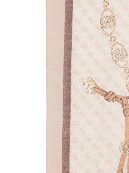 Fular Guess cu imagine cu model leopard
