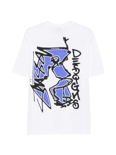 Μπλούζα Stüssy με σχέδιο λευκό