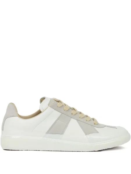 Sneakerși Maison Margiela din piele alb
