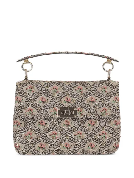 Shopper torbica Valentino Garavani s cvjetnim printom s printom