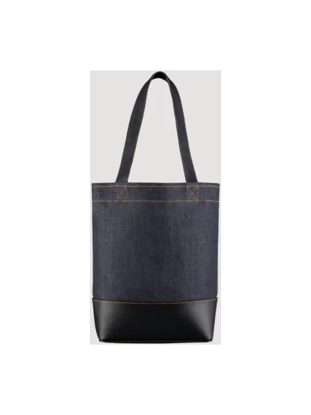 A.P.C. torba tote axel granatowy niebieska